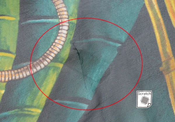 Jean Paul GAULTIER Graphic Printed Chiffon Scarf K-167591_003