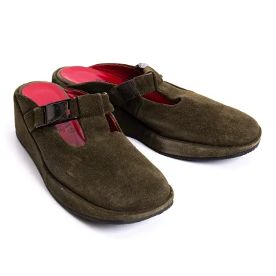 Jean Paul GAULTIER Suede Belted Design Sandal