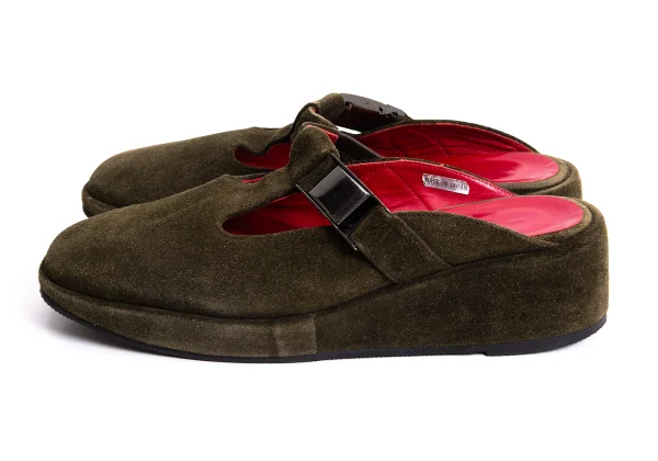 Jean Paul GAULTIER Suede Belted Design Sandal K-167595_004