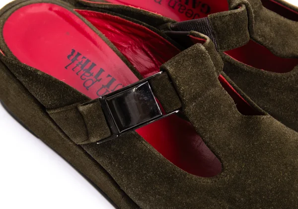 Jean Paul GAULTIER Suede Belted Design Sandal K-167595_008