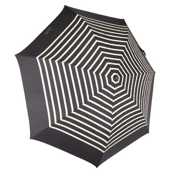 ジャンポールゴルチエJean Paul GAULTIER ワンプッシュボーダー傘 黒