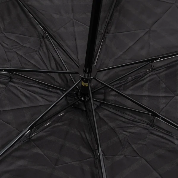 ジャンポールゴルチエJean Paul GAULTIER ワンプッシュボーダー傘 黒