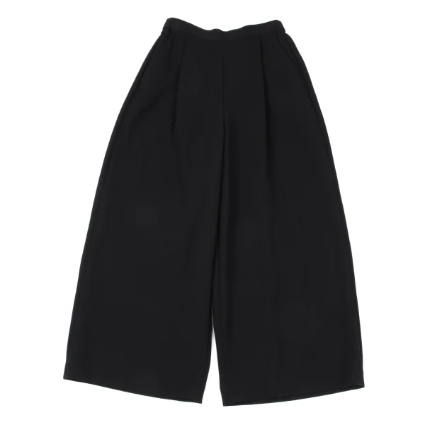 ENFOLD Poly Rayon Stretch Tuck Wide Pants Black 38 K-167603_001