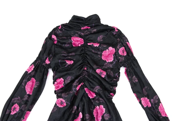 FETICO EMI FUNAYAMA Floral Shirred Design Top K-167607_003