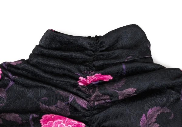 FETICO EMI FUNAYAMA Floral Shirred Design Top K-167607_004