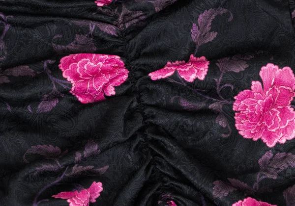 FETICO EMI FUNAYAMA Floral Shirred Design Top K-167607_005