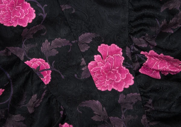 FETICO EMI FUNAYAMA Floral Shirred Design Top K-167607_012