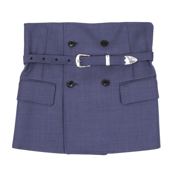 TOGA PULLA ARCHIVES Poly Wool Belted Corset Strapless Top K-167608_002