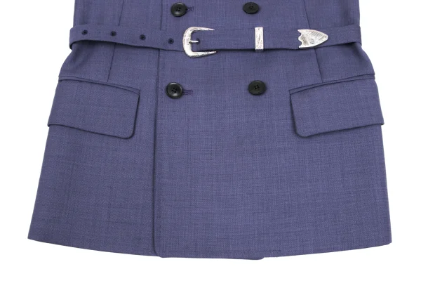 TOGA PULLA ARCHIVES Poly Wool Belted Corset Strapless Top K-167608_008