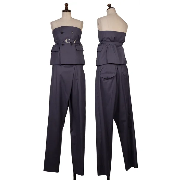 TOGA PULLA ARCHIVES Poly Wool Belted Corset Strapless Top K-167608_017