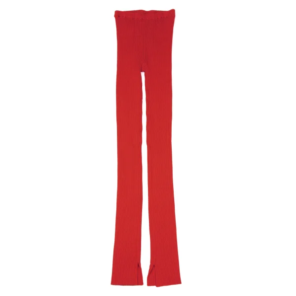 nagonstans Cashmere Blended Cotton Rib Knit Leggings Red 38 K-167611_001