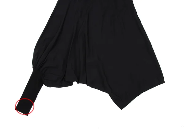 Y's Tencel Asymmetry Strap Dropped Crotch Pants K-167616_008