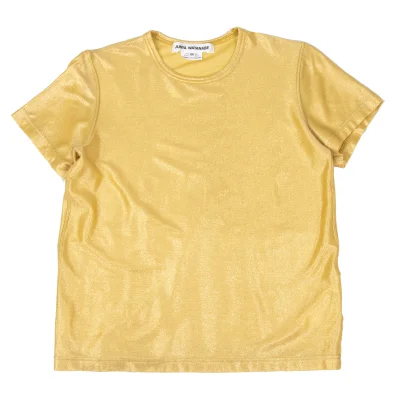 JUNYA WATANABE Silk Rayon Glitter T Shirt