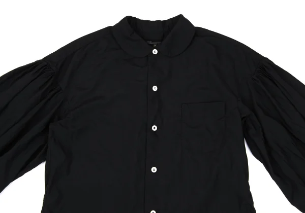 COMME des GARCONS COMME des GARCONS Poly Gather Sleeves Blouse K-167620_003