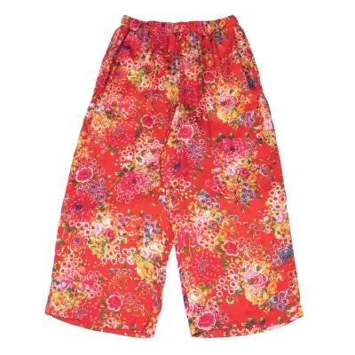COMME des GARCONS Poly Floral Printed Wide Pants