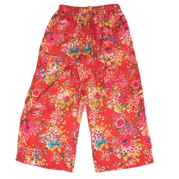 COMME des GARCONS Poly Floral Printed Wide Pants K-167621_008