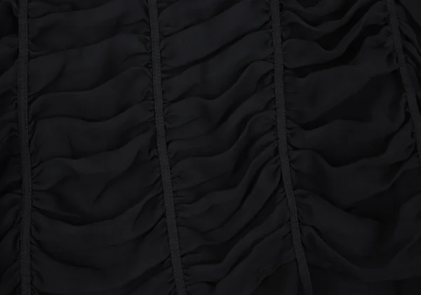 noir kei ninomiya Gather Chiffon Gather Layered T Shirt K-167622_006