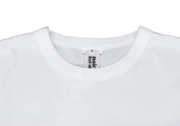 noir kei ninomiya Cotton Shirring Sleeve T-shirt K-167623_003