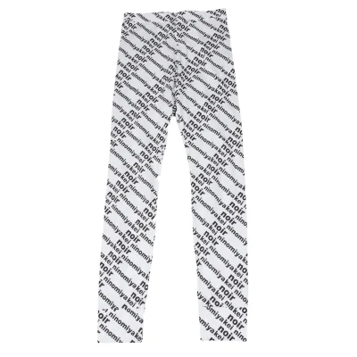 noir kei ninomiya Logo Printed Leggings Pants