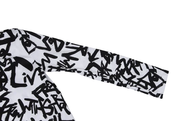 COMME des GARCONS Graffiti Printed Poly T Shirt K-167625_005