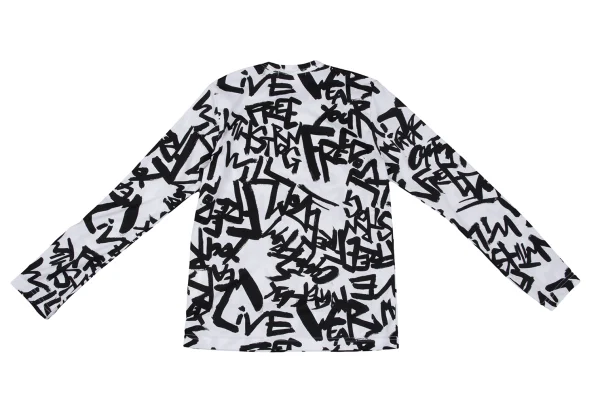 COMME des GARCONS Graffiti Printed Poly T Shirt K-167625_009