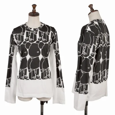 COMME des GARCONS×MEDICOM TOY Bearbrick Printed T-shirt