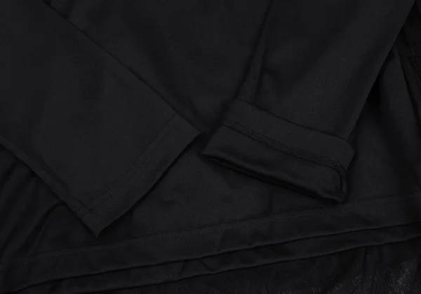 COMME des GARCONS Back Mesh Frill Layered T-shirt K-167631_005