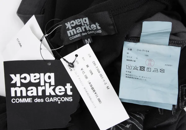 Blackmarket COMME des GARCONS×Disney Mickey Mouse Print T-shirt K-167633_013