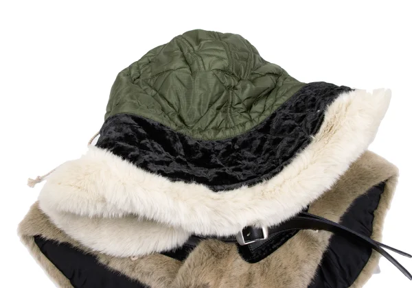 JUNYA WATANABE COMME des GARCONS Acrylic Fur Belted Hood K-167634_003