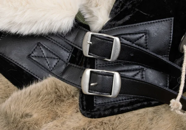 JUNYA WATANABE COMME des GARCONS Acrylic Fur Belted Hood K-167634_005