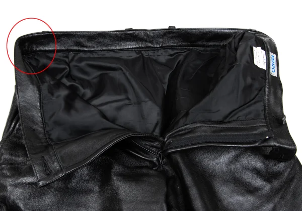 KENZO HOMME Cow Leather Pants K-167635_007