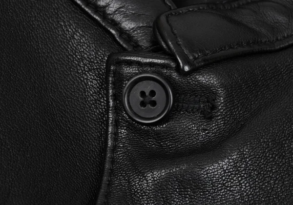 S'YTE Lamb Leather Switching Collarless Vest K-167636_004