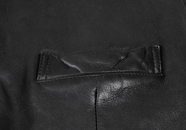 S'YTE Lamb Leather Switching Collarless Vest K-167636_007