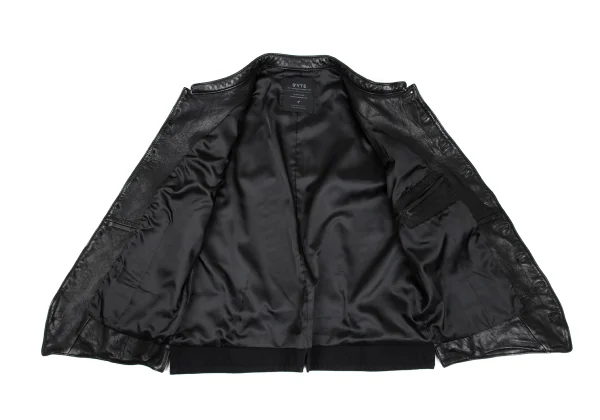 S'YTE Lamb Leather Switching Collarless Vest K-167636_009