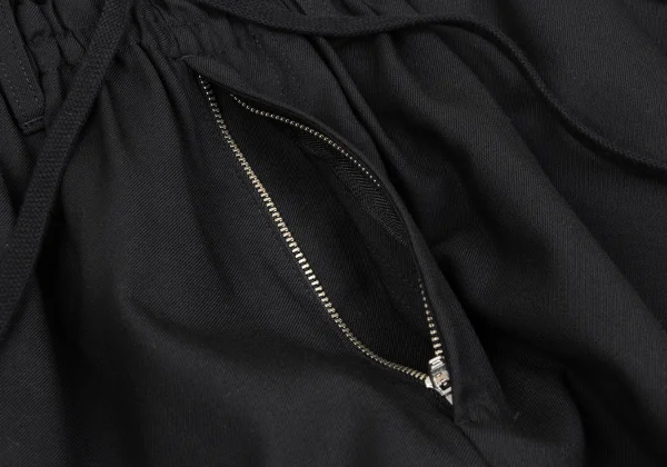 Ground Y Wool Poly Gabardine Ribbed Hem Dropped Crotch Pants K-167637_005