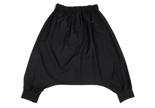 Ground Y Wool Poly Gabardine Ribbed Hem Dropped Crotch Pants K-167637_010