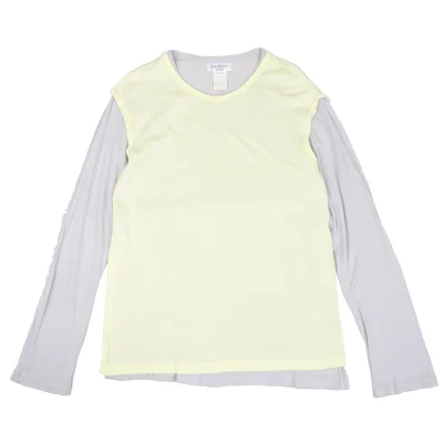 Yohji Yamamoto POUR HOMME Cotton Layered T-shirt