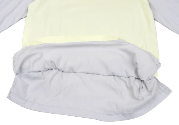 Yohji Yamamoto POUR HOMME Cotton Layered T-shirt K-167639_011