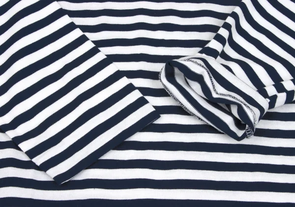 COMME des GARCONS Button Message Design Striped T-shirt K-167642_006