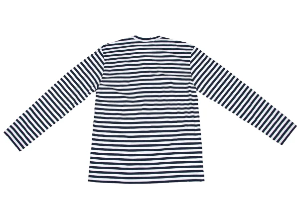 COMME des GARCONS Button Message Design Striped T-shirt K-167642_009