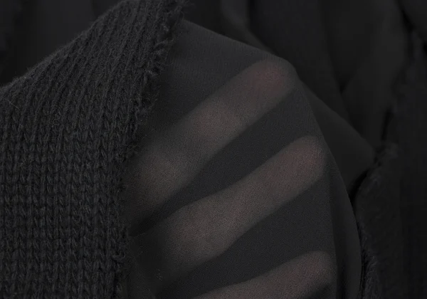 robe de chambre COMME des GARCONS Cut-off Switching Skirt K-167653_010