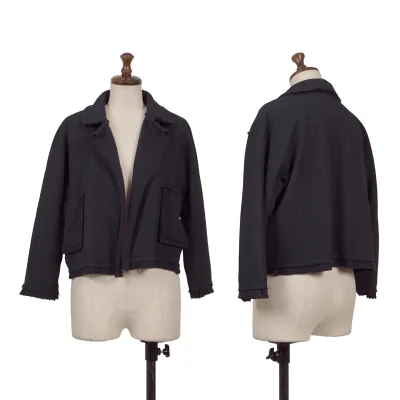 robe de chambre COMME des GARCONS Cut-off Knit Docking Jacket