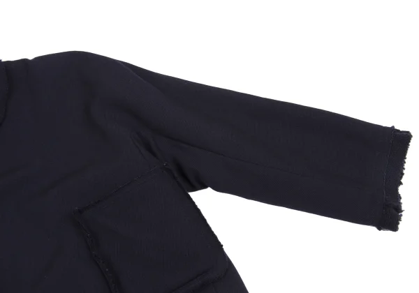 robe de chambre COMME des GARCONS Cut-off Knit Docking Jacket K-167655_005