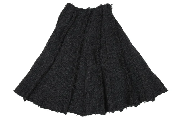COMME des GARCONS Wool Inside-out Knit Skirt K-167658_002