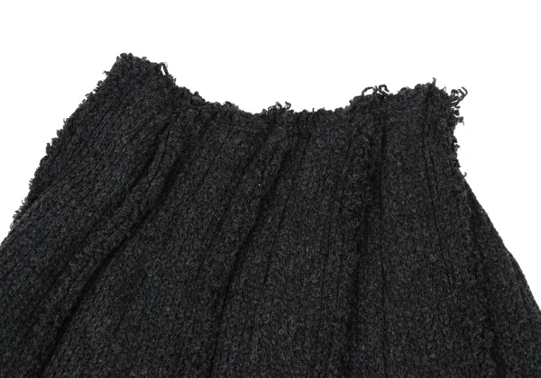 COMME des GARCONS Wool Inside-out Knit Skirt K-167658_003