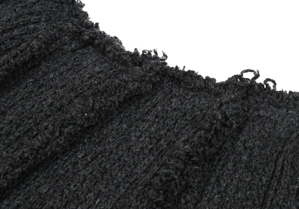 COMME des GARCONS Wool Inside-out Knit Skirt K-167658_004