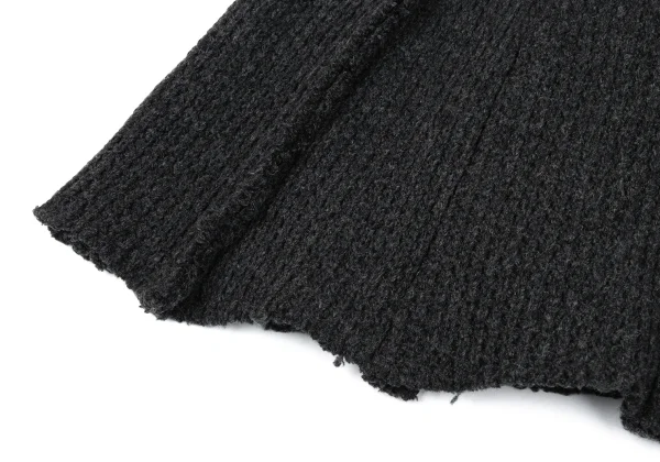 COMME des GARCONS Wool Inside-out Knit Skirt K-167658_007