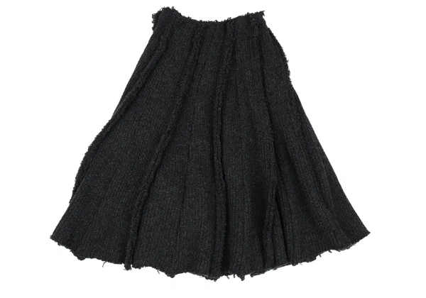 COMME des GARCONS Wool Inside-out Knit Skirt K-167658_009