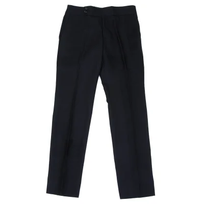 COMME des GARCONS Wool Pinstripe Panel Switching Pants