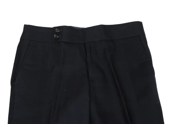 COMME des GARCONS Wool Pinstripe Panel Switching Pants K-167659_002